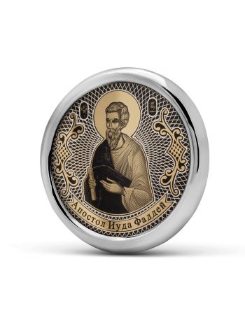 Фото - Круглая автомобильная икона "Апостол Иуда Фаддей" (С-40 АП.ИФ.)