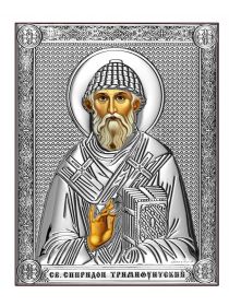 ИКОНА "СПИРИДОН ТРИМИФУНТСКИЙ" (АРТ. СД1-СВ. СТ)
