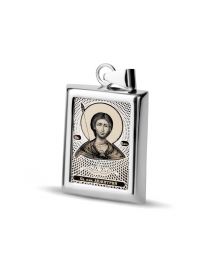 Прямоугольная икона подвеска "Св. великомученик Димитрий" (арт. С-П20 Димитрий) 