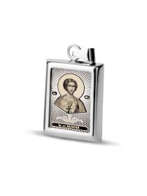 Прямоугольная икона подвеска "Св. Мученик Валерий" (арт. С-П20 Валерий) 