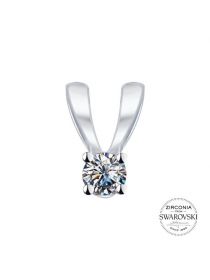 Подвеска из серебра с Swarovski Zirconia (арт. 89030005)