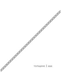 Цепочка родированная двойной ромб (арт. Ц1РМ27РО052050)