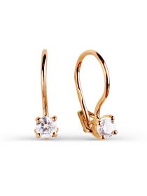 Серьги с фианитами (арт. Т102025442)