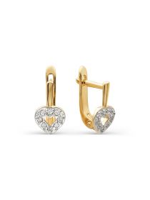 Серьги с фианитами (арт. Т142024385)