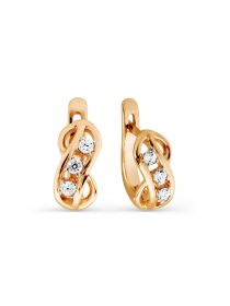 Серьги с фианитами (арт. Т142026360)