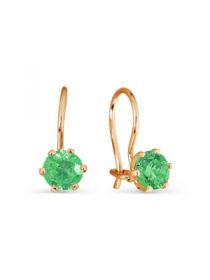 Серьги с фианитами (арт. Т102026659-01)